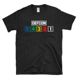DEFCON COUNTDOWN METER - War Games Cosplay Sci-Fi Nuclear Armageddon Hacker - T-Shirt