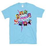 DAMN SEAGALS - Seagull Parody Steven Seagal 80s 90s Action Movie Mash Up Pun - T-shirt