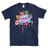 DAMN SEAGALS - Seagull Parody Steven Seagal 80s 90s Action Movie Mash Up Pun - T-shirt