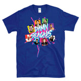 DAMN SEAGALS - Seagull Parody Steven Seagal 80s 90s Action Movie Mash Up Pun - T-shirt