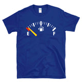 OUT OF GAS - Empty Fuel Gauge Tank Funny Tired - T-shirt