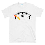 OUT OF GAS - Empty Fuel Gauge Tank Funny Tired - T-shirt