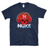 NUKE CULT - Retro 80s Sci Fi Action Movie Drug Logo - T-Shirt