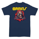 BRAINS - Tarman Zombie Skateboarding  Ripper Living Dead Sk8 Mash Up - T-Shirt