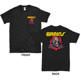 BRAINS - Tarman Zombie Skateboarding  Ripper Living Dead Sk8 Mash Up - T-Shirt