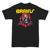 BRAINS - Tarman Zombie Skateboarding  Ripper Living Dead Sk8 Mash Up - T-Shirt