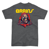 BRAINS - Tarman Zombie Skateboarding  Ripper Living Dead Sk8 Mash Up - T-Shirt