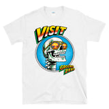 VISIT GROUND ZERO - Nuclear Explosion Skeleton Vacation Parody - T-Shirt