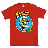 VISIT GROUND ZERO - Nuclear Explosion Skeleton Vacation Parody - T-Shirt