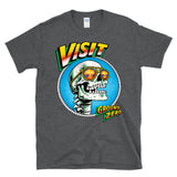 VISIT GROUND ZERO - Nuclear Explosion Skeleton Vacation Parody - T-Shirt