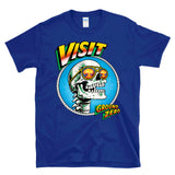 VISIT GROUND ZERO - Nuclear Explosion Skeleton Vacation Parody - T-Shirt
