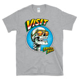 VISIT GROUND ZERO - Nuclear Explosion Skeleton Vacation Parody - T-Shirt