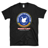 HAIGHT ASHBURY FREE MEDICAL CLINIC - Midnight Climax MKUltra cia top secret parody T-Shirt