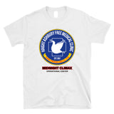 HAIGHT ASHBURY FREE MEDICAL CLINIC - Midnight Climax MKUltra cia top secret parody T-Shirt