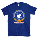 HAIGHT ASHBURY FREE MEDICAL CLINIC - Midnight Climax MKUltra cia top secret parody T-Shirt