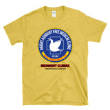 HAIGHT ASHBURY FREE MEDICAL CLINIC - Midnight Climax MKUltra cia top secret parody T-Shirt
