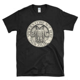 BOHEMIAN GROVE - Owl Shrine Club Logo Weaving Spiders Come Not Here T-Shirt