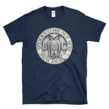 BOHEMIAN GROVE - Owl Shrine Club Logo Weaving Spiders Come Not Here T-Shirt
