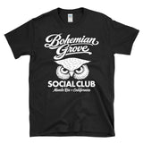 Bohemian Grove Social Club - Owl Logo Secret Society Monte Rio T-Shirt
