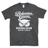 Bohemian Grove Social Club - Owl Logo Secret Society Monte Rio T-Shirt