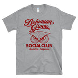 Bohemian Grove Social Club - Owl Logo Secret Society Monte Rio T-Shirt