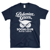 Bohemian Grove Social Club - Owl Logo Secret Society Monte Rio T-Shirt