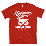 Bohemian Grove Social Club - Owl Logo Secret Society Monte Rio T-Shirt