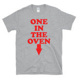 ONE IN THE OVEN - funny retro vintage style down arrow T-Shirt