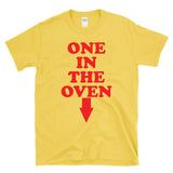 ONE IN THE OVEN - funny retro vintage style down arrow T-Shirt