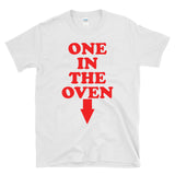ONE IN THE OVEN - funny retro vintage style down arrow T-Shirt