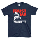 TRUST ME I'M A LAWYER - funny retro shark graphic sarcastic legal advice T-Shirt