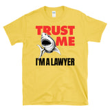 TRUST ME I'M A LAWYER - funny retro shark graphic sarcastic legal advice T-Shirt