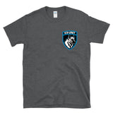 K9-UNIT - DO NOT TOUCH PET STAY BACK law enforcement logo 2 sided T-shirt