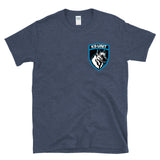 K9-UNIT - DO NOT TOUCH PET STAY BACK law enforcement logo 2 sided T-shirt