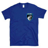 K9-UNIT - DO NOT TOUCH PET STAY BACK law enforcement logo 2 sided T-shirt