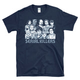 SERIAL KILLERS - rock and roll popstar group photo vintage style concert true crime fan T-Shirt