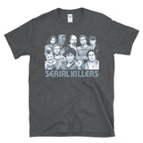 SERIAL KILLERS - rock and roll popstar group photo vintage style concert true crime fan T-Shirt