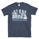 SERIAL KILLERS - rock and roll popstar group photo vintage style concert true crime fan T-Shirt