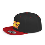 Hell Yeah Brother - 80s pop Culture Wrestling Quote USA bro Retro Throwback 6 Panel Flat Snap Back Hat