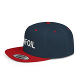 TINFOIL - Hat Funny Conspiracy Theory Pun Alien UFO Lover Punny Sarcastic 6 Panel Flat Snapback Cap