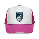 K9-Unit - German Shepherd Badge Logo Law Enforcement Mesh Trucker Cap