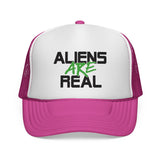 Aliens are Real - Funny UFO Exist Outer Space sci-fi Visitor Mesh Trucker Cap
