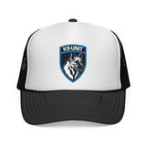 K9-Unit - German Shepherd Badge Logo Law Enforcement Mesh Trucker Cap