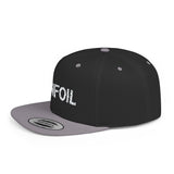 TINFOIL - Hat Funny Conspiracy Theory Pun Alien UFO Lover Punny Sarcastic 6 Panel Flat Snapback Cap