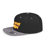 Hell Yeah Brother - 80s pop Culture Wrestling Quote USA bro Retro Throwback 6 Panel Flat Snap Back Hat