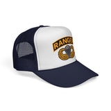 Ranger - Military Air USA Combat Veteran Soldier Vet Parachute logo Mesh Trucker Cap