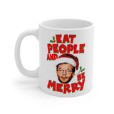 EAT PEOPLE AND BE MERRY - "Santa Dahmer Christmas"- 11 oz. mug