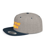 Hell Yeah Brother - 80s pop Culture Wrestling Quote USA bro Retro Throwback 6 Panel Flat Snap Back Hat