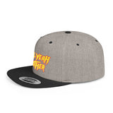Hell Yeah Brother - 80s pop Culture Wrestling Quote USA bro Retro Throwback 6 Panel Flat Snap Back Hat