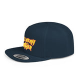 Hell Yeah Brother - 80s pop Culture Wrestling Quote USA bro Retro Throwback 6 Panel Flat Snap Back Hat